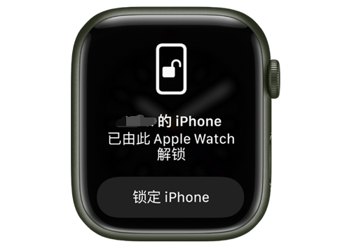 亭湖苹果手机维修分享用 AppleWatch 解锁配备面容 ID 的 iPhone方法 